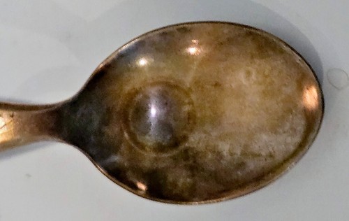 1933 Chicago World's Fair Baby Feeding Spoon "A Century Of Progress" ~Green Duck - Picture 3 of 6