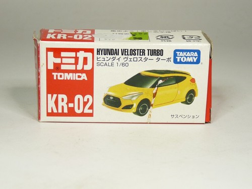 Tomica Takara Tomy KR-02 1/64 Hyundai Veloster Turbo Diecast Metall Modellauto