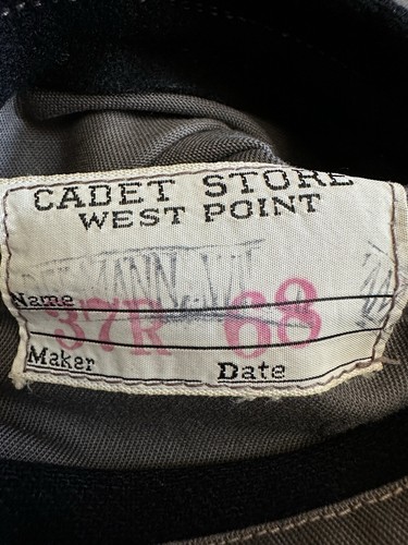 Vintage 1968 USMA West Point Cadet Store Varsity Rev. Jacket 60s S M EUC - Picture 5 of 13