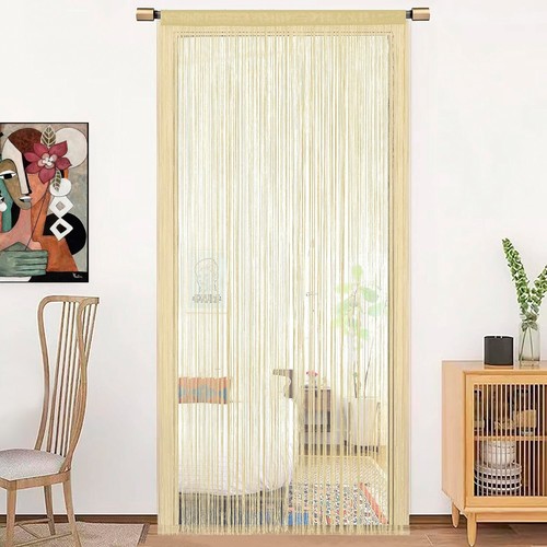 Eleganter Drahtvorhang für Türen Fenster Trennwand Schlafzimmer Räume Wohnraum - Bild 15 von 49
