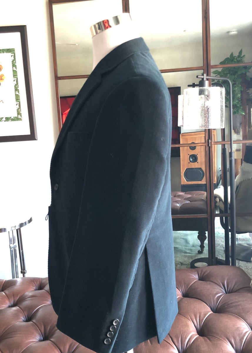 NEW! GAGLIARDI Mens Navy Blue Sport $395 Jacket Italy Moleskin Blazer 40S