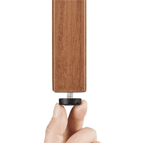 Mid-Century Modern Faux Leather Armchair Accent Chairs Set of 2 Living Room - Picture 6 of 9