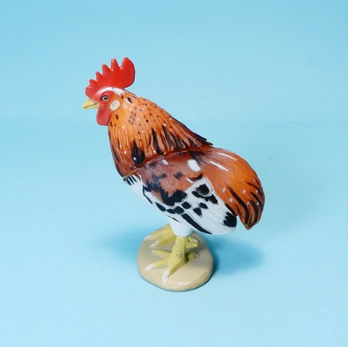 Kaiyodo Choco Q Pet Serie 4 Wachtelschwanz Zwerg Huhn dreifarbige Figur US-Verkäufer - Bild 1 von 3