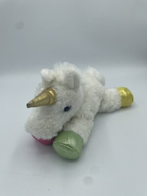 Sparkle Tales By Aurora 8'' Rainbow Stuffed Unicorn Flopsie Plush  Animal