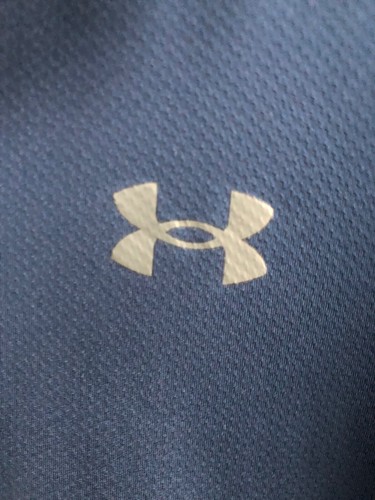 Camisa Polo Under Armour Para Hombre Talla XL Extra Grande Azul Oscuro Rendimiento BONITA - Imagen 2 de 3