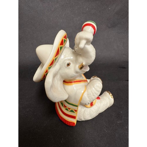 Lenox FIESTA FUN Figurine Holiday Elephants Collection Ivory Fine China - Picture 7 of 9