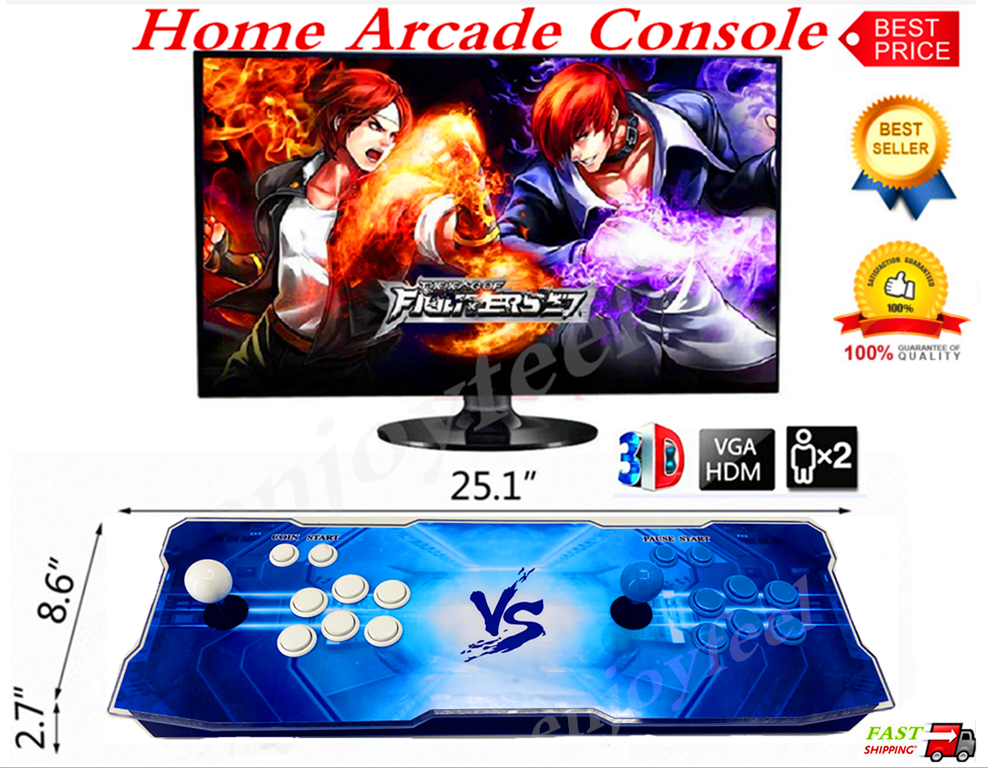 2025 New 3D Pandora Box 10000 Retro Video Games Double Stick