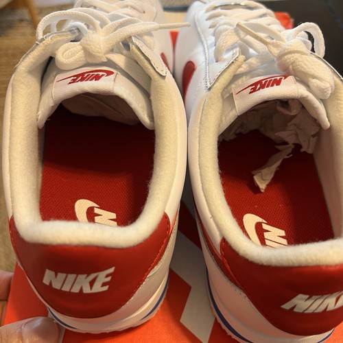 Nike CORTEZ BASIC LEATHER OG White/Red/Blue #882254-164 Size11.5 - Picture 7 of 11