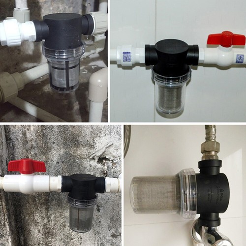 Filtro de sedimentos de agua filtro de sedimentos en línea lavadora conexión accesorio - Imagen 3 de 6