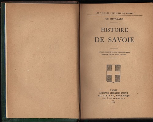 HISTOIRE de SAVOIE par Charles DUFAYARD Gravures Éditions Furne Boivin 1922 RARE - Picture 3 of 24