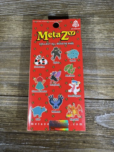 MetaZoo Pin Club 1st Edition Limited Edition Sewer Sinkhole Sam Pin Promo Card - Picture 2 of 2