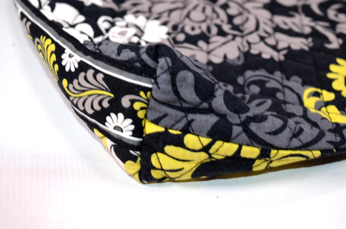 Vera Bradley gesteppte Barock Beuteltasche Handtasche Tasche 14" x 14" - Bild 2 von 9