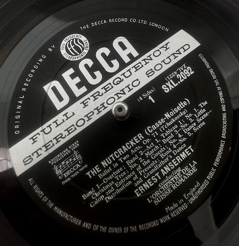 SXL 2092/3 WBg ED1 ⸺ ANSERMET ⸺ TCHAIKOVSKY nutcracker ⸺ DECCA orig UK 2xLPs NM - Foto 2 di 3