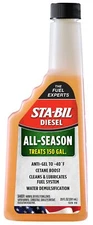 STA BIL Diesel All Season Additive 20oz Cleans Lubricates Anti Gel Boost Cetane