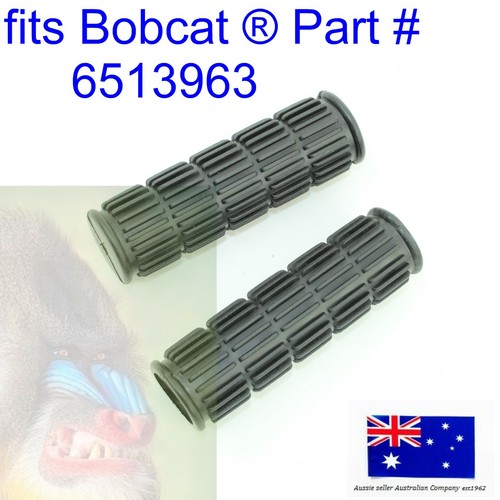 fits Bobcat Steering Arm Handle Rubber Grips Set 6513963 721 722 730 741 742 743 - Bild 3 von 5
