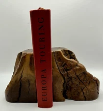 Beautiful Grain Pair Large Bookends MCM Vintage Burl Wood Mid Century Modern /j