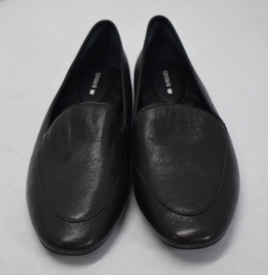 Birdies The Vesper Faux Leather Pointed Black Ballet Flats Slip On Womens Sz 8.5