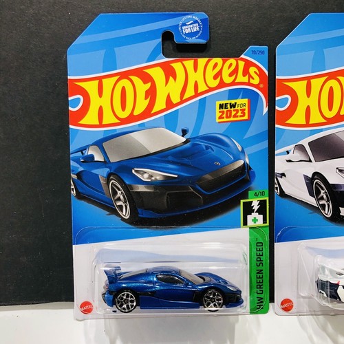2023 Hot Wheels Rimac Nevera Blue & White - Picture 3 of 7