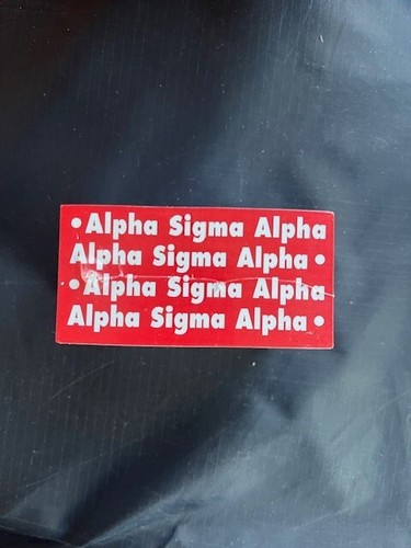 Alpha Sigma Alpha Memo Cube, 3.5" x 3.5" 250 sheets VINTAGE, RETIRED, LICENSED - 第 1/2 張圖片
