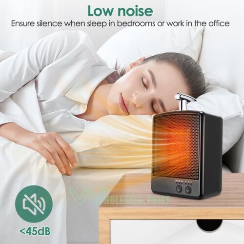 1000W Electric Space Heaters Room Portable Ceramic Small Heater Fan w/ Timer USA - Picture 10 of 68