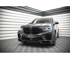 CUP Spoilerlippe SCHWARZ für BMW MX5 F95 G05 X5 Frontspoiler Spoilerschwert V1