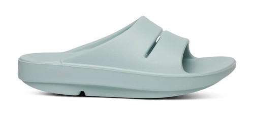 Sandalias unisex Oofos Ooahh Slide - Niebla - Imagen 2 de 10