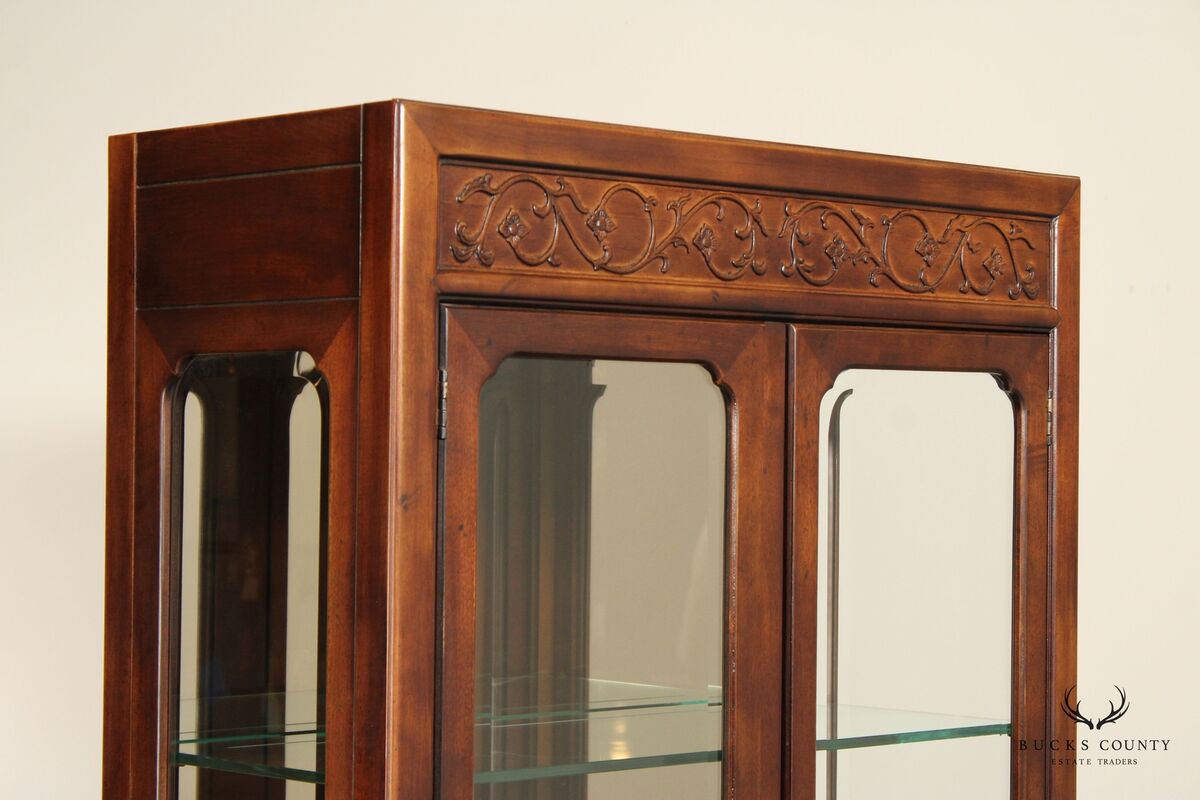 レビュー高評価のおせち贈り物 Henredon eBay | Cabinets Display Curio of Pair Inspired Asian 木製ラック・ウッドラック