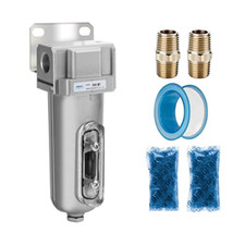 NANPU Industrial Grade Heavy Duty Compressed Air Desiccant Dryer, in Line Filter