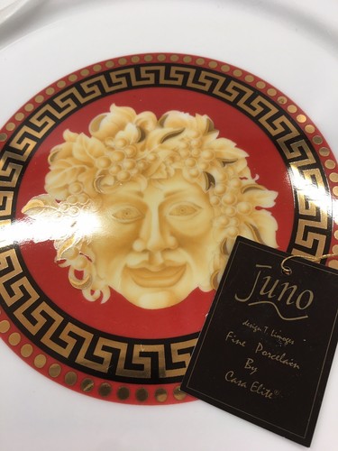 PLATO PASTEL CON ESPÁTULA PORCELANA FINA JUNO T.LIMOGES DE CASA ELITE. - Imagen 4 de 12