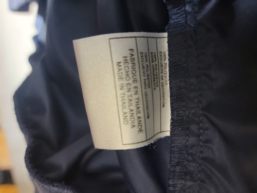 Nike Golf Pullover Mens XXL Navy Blue Snap Button Windbreaker EMBROIDERED - Picture 7 of 12