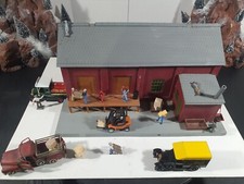 O Scale Building Utility Station, Warehouse, Factory Substation, Shipping