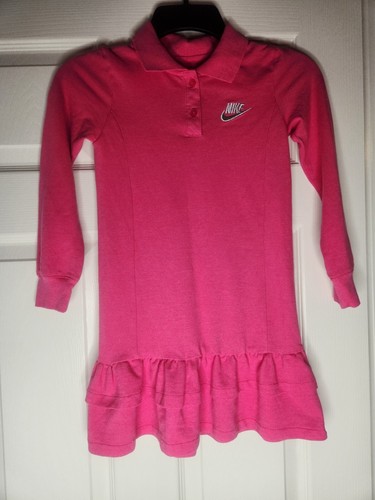 Girl's 6-8 years Lot of 2 Pieces Dress Pink Nike& Pants Puma Black - Picture 3 of 12