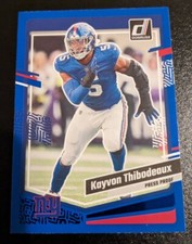 2023 Donruss Football Kayvon Thibodeaux Blue Press Proof Parallel #224 Giants