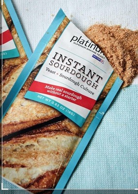 1 Pack Platinum Instant Sourdough Yeast Culture Without A Starter 63 Oz 18 Gram Ebay