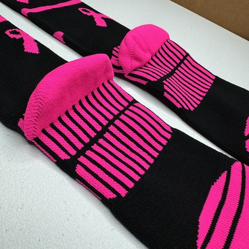 CSI Athletic Running Crew Socks Size Large Breast Cancer Awareness 9 Pairs NWOT - Picture 8 of 10