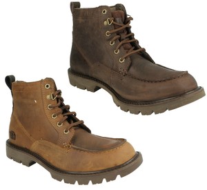 caterpillar leather lace up boots