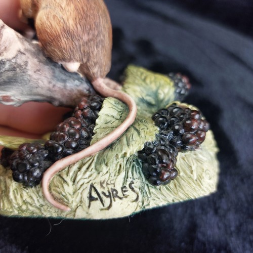 Border Fine Arts 1992 Holz Maus Times of Plenty BCM02 Figur Handarbeit Scotlan - Bild 6 von 11