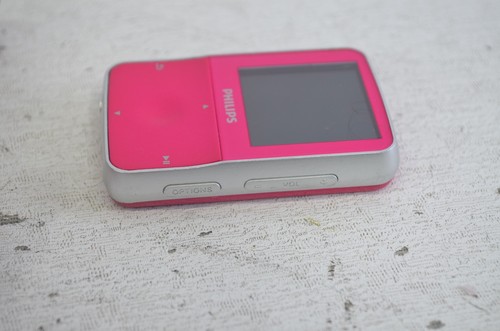 Philips GoGear Vibe 4 GB Reproductor de MP3 Medios Digitales Negro PROBADO Necesita Batería Nueva - Imagen 7 de 8