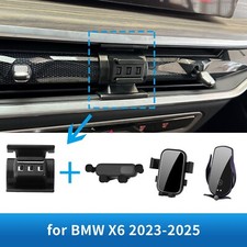 Car Phone Holder for BMW X6 2023 2024 2025 Accessories GPS Gravity Bracket