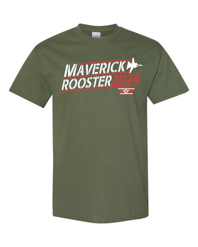 Maverick Hahn Top Gun for President 2024 unsexuelles T-Shirt 345 - Bild 5 von 49