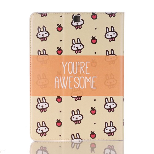 Encantadora funda inteligente magnética con soporte de cuero linda con folio para Samsung Galaxy Tab - Imagen 103 de 109