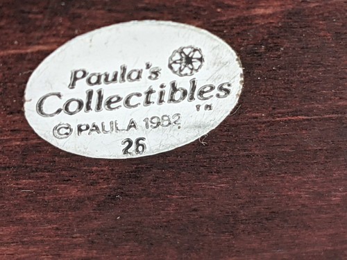Figura de peltre Paulas Collectibles How Much I Love You 2,5 pulgadas 1982 - Imagen 4 de 5
