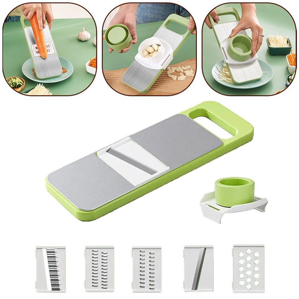 Precise Cutting Vegetable Slicer Graters 5 in 1 Manual Kitchen Utensil