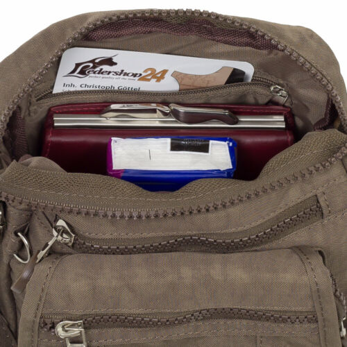BagStreet kleine Damen Handtasche Schultertasche Herren Umhängetasche Nylon 2225 - Bild 11 von 31