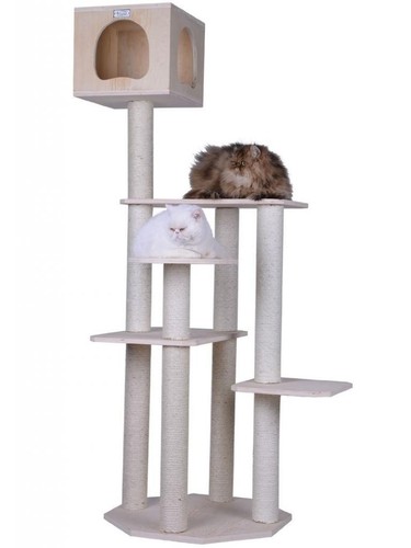 Cat Supplies Aeromark 2018 Solid Wood Tree Armarkat Furniture 69 High S6905 New Pet Cat Supplies Aeromark 2018 Solid Wood, Armarkat Cat Trees