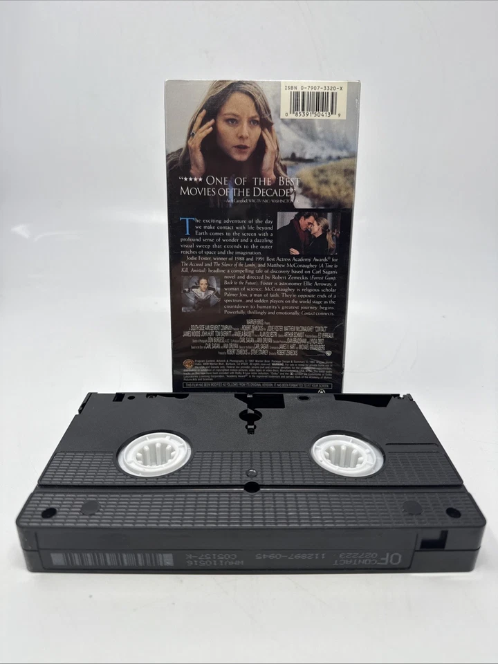 Contact VHS Jodie Foster And Matthew McConaughey (1997 Warner Bros) - Image 2 of 4