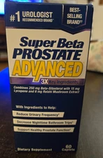 NEW Vitality Super Beta Prostate P3 Advanced 3X Key Ingredients 60 Caplets