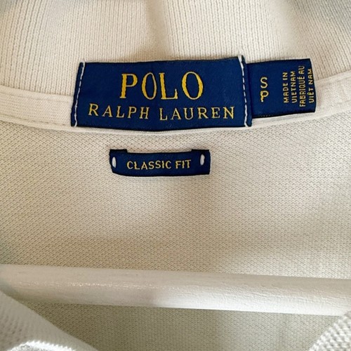Polo by Ralph Lauren weißes Cropped Piqué Polo Größe Small Preppy Old Money - Bild 2 von 5