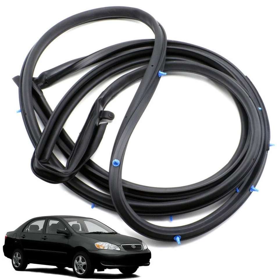 LH Front Weatherstrip Rubber Seal Door For Toyota Corolla Altis ZZE 2003 - 2006 Foto 2 de 4