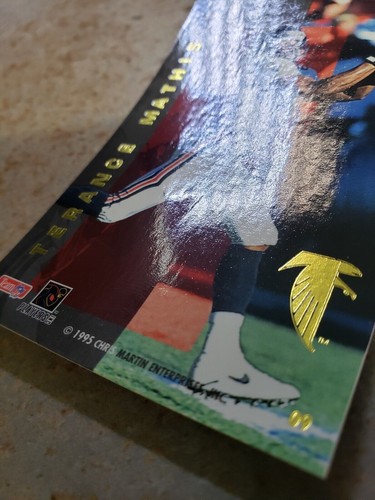 Terance Mathis Baltimore Ravens 1995 Chris Martin Enterprises Magnet Proof - Picture 3 of 4